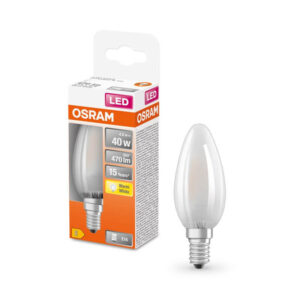 LED Candle Frosted 4W 40W FR E14 827 2