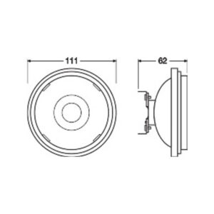 LPAR111 10024 13,5W/927 12V G53 6X1 2