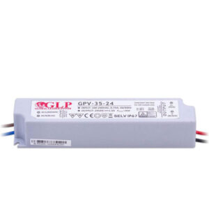 LED napajanje GLP 35W 24V/1.5A CV non-PFC IP67 plastic case 1