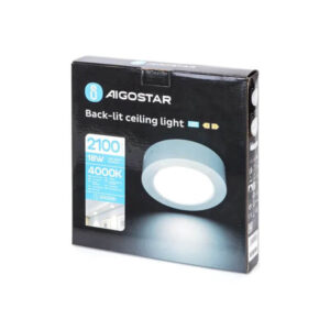 LED Surface-mounted Round 200-240V 18W 4000K 2100lm D226*H35mm 1