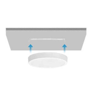 LED Surface-mounted Round 220-240V 24W 4000K 2700lm D289*H38mm 1