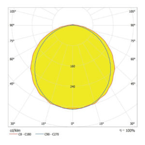DP 600 E 21W 840 VW IP65 GY 2