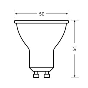 LVPAR165060 4,5W/830 230V GU10 FS1 1