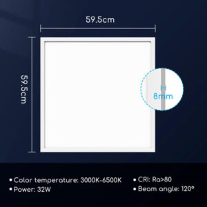 SMART LED PANEL LIGHT 220-240V 32W 3200lm WIFI CCT 3000K-6500K 2