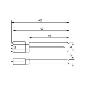 CorePro LED PLL EM/Mains 8W 840 4P 2