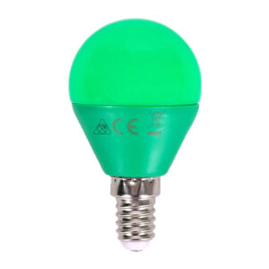 LED A5 230V 4W E14 G45 Green light