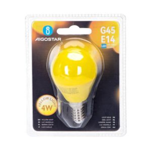 LED A5 230V 4W E14 G45 Yellow light 1