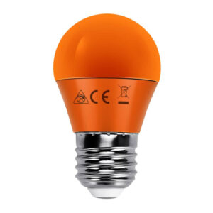 LED A5 230V 4W E27 G45 Orange light