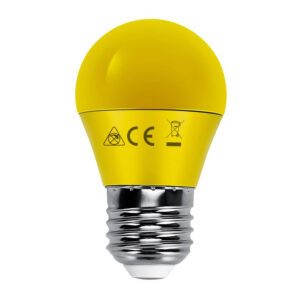 LED A5 230V 4W E27 G45 Yellow light