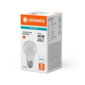LED CLA40 4.9W 840 FR E27 V 2