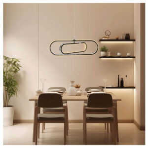 Metal and Silicone LED Pendant Light 35W 2700K 1